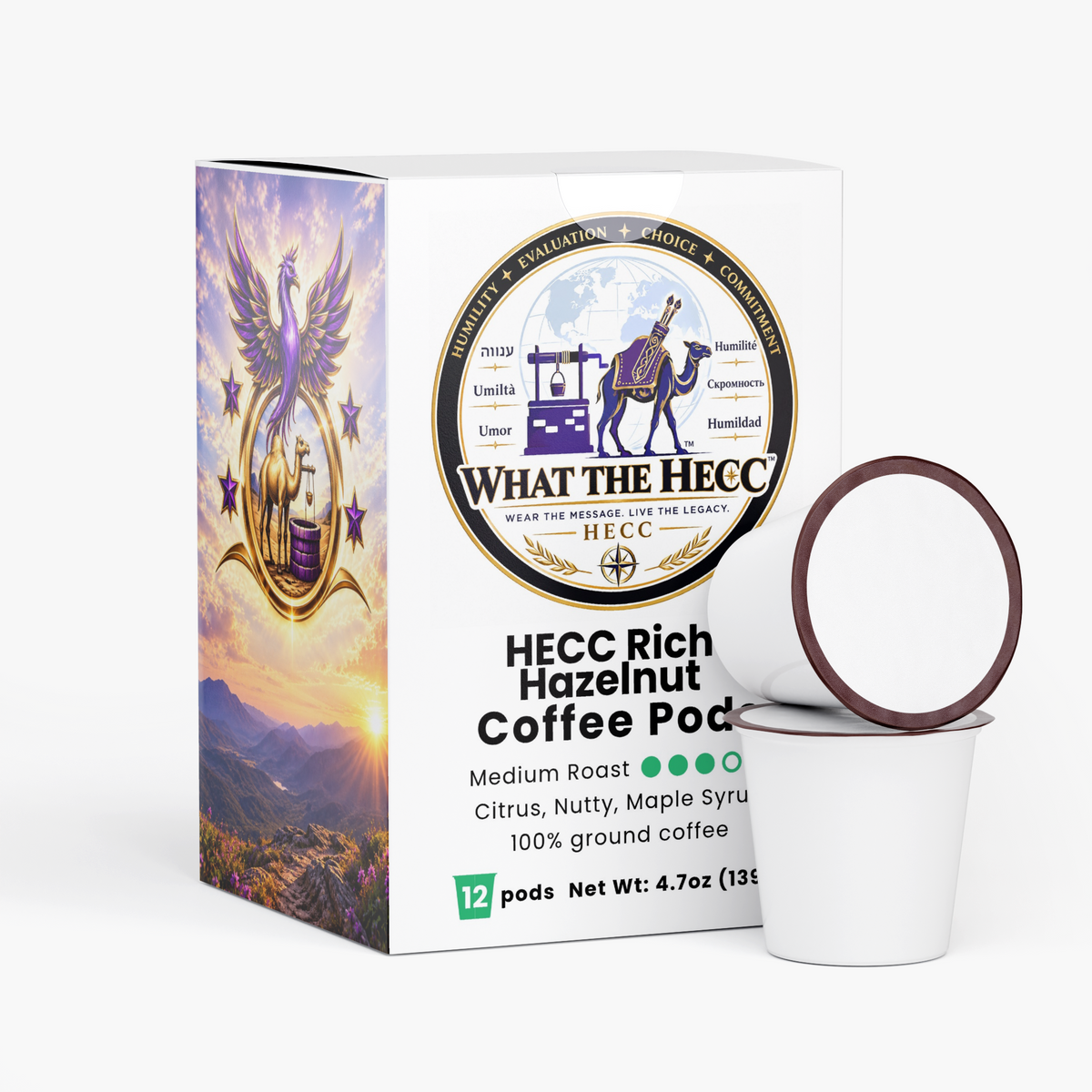 HECC Rich Hazelnut Coffee Pods (Medium Roast)