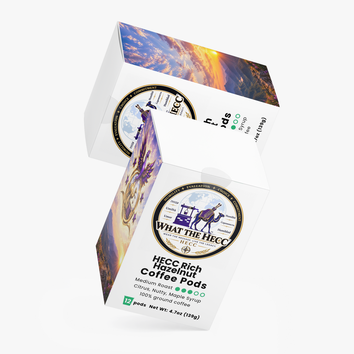 HECC Rich Hazelnut Coffee Pods (Medium Roast)