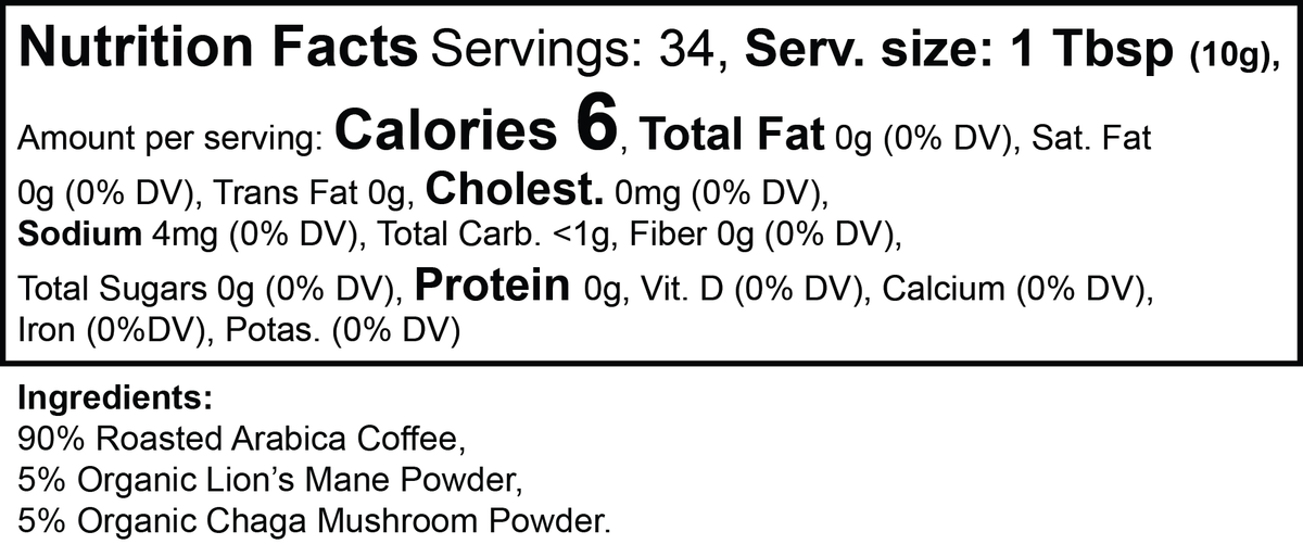 HECC Vitality Mushroom Coffee (Medium Roast)