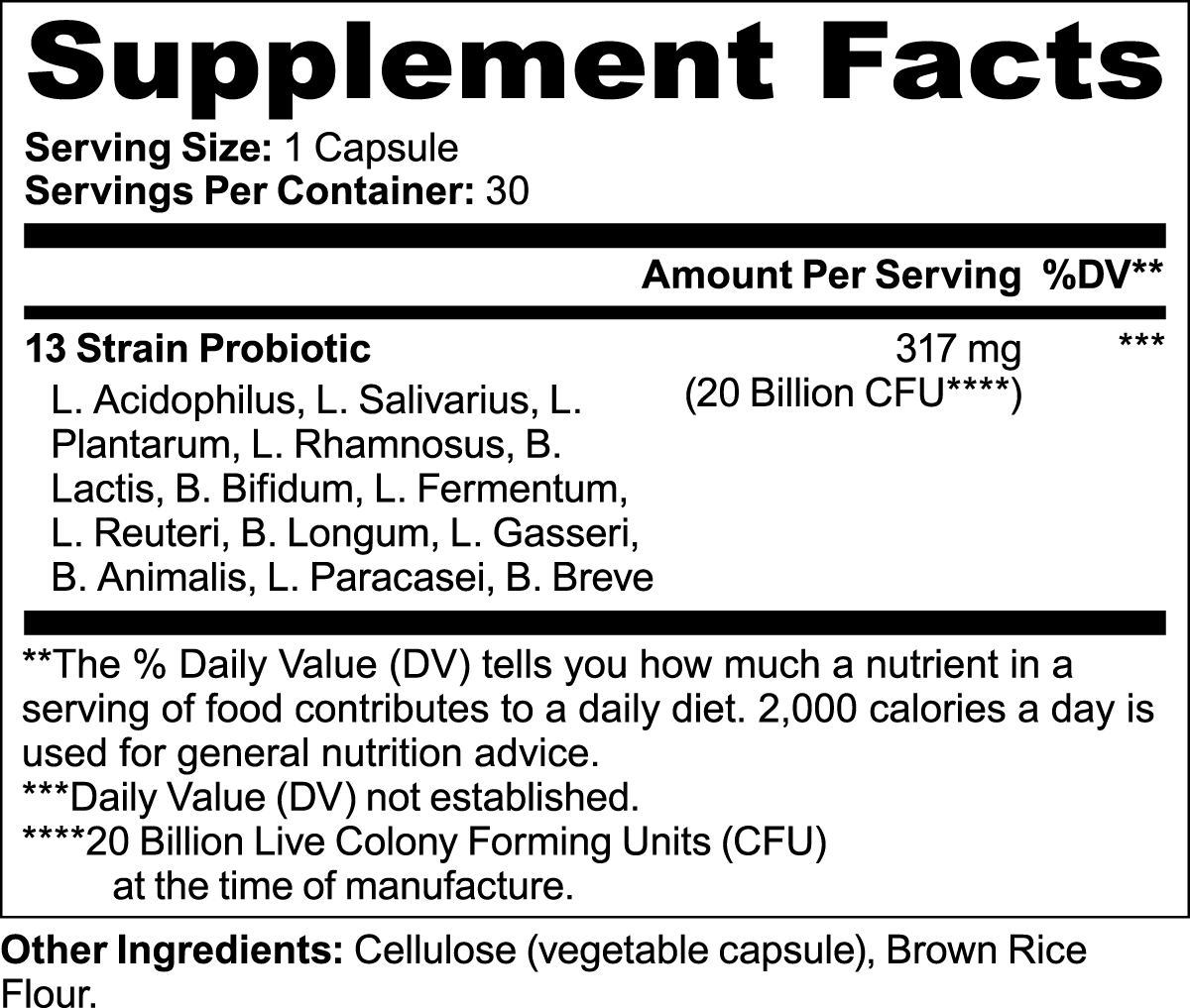 Hecc Probiotic 20 Billion